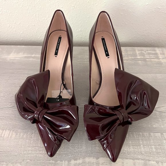 Zara Shoes - NWT Beautiful Wine Colored Zara Heels